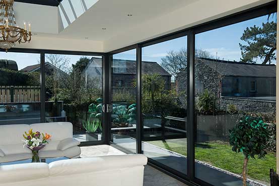 Aluminium Triple track sliding Patio Doors