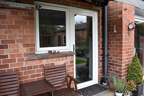 Full Length Glass uPVC Door