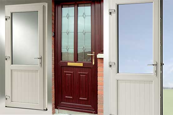 Coloured uPVC Door