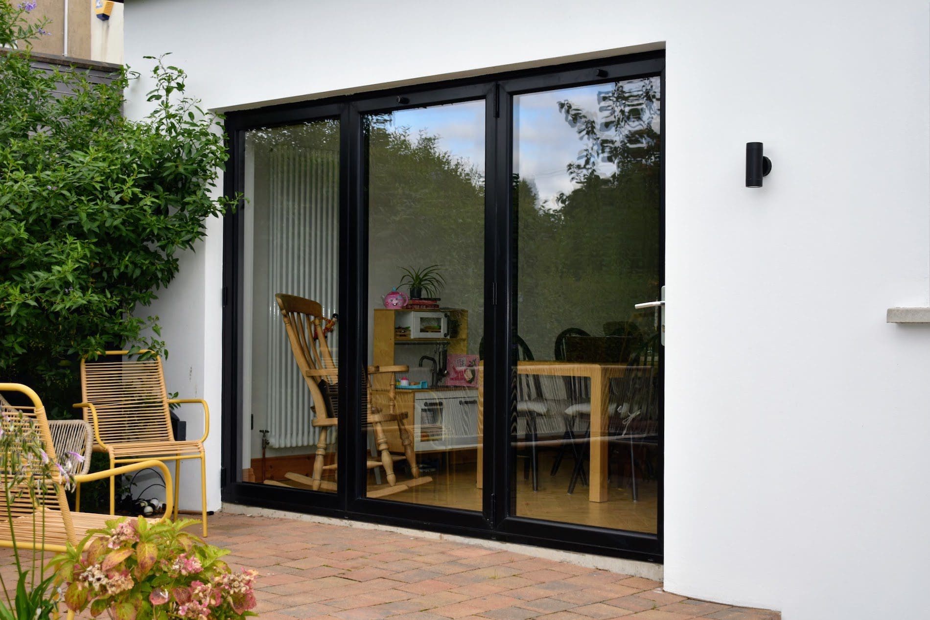 Black Aluminium Bifold Doors