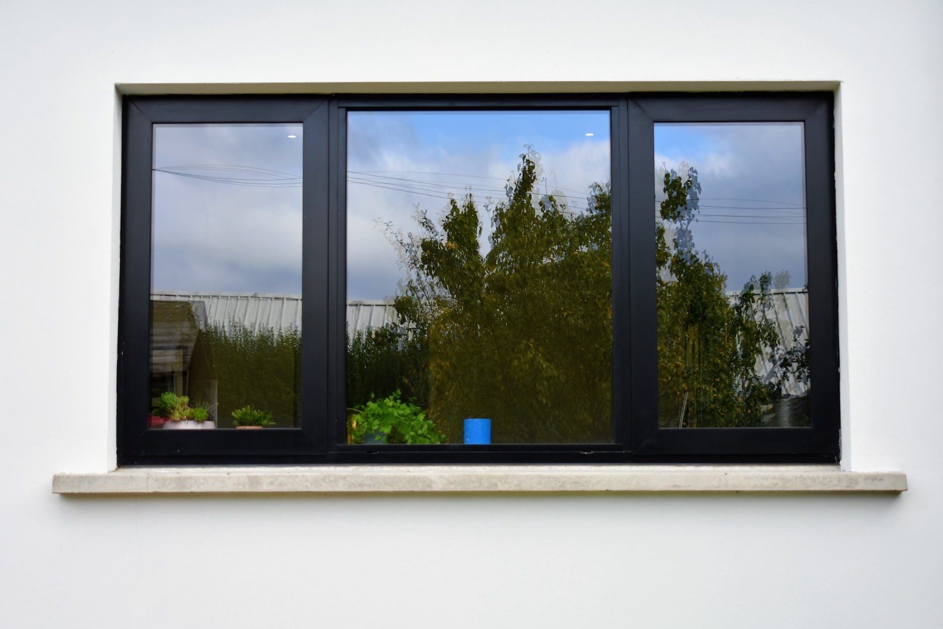 Black Aluminium Window Outside