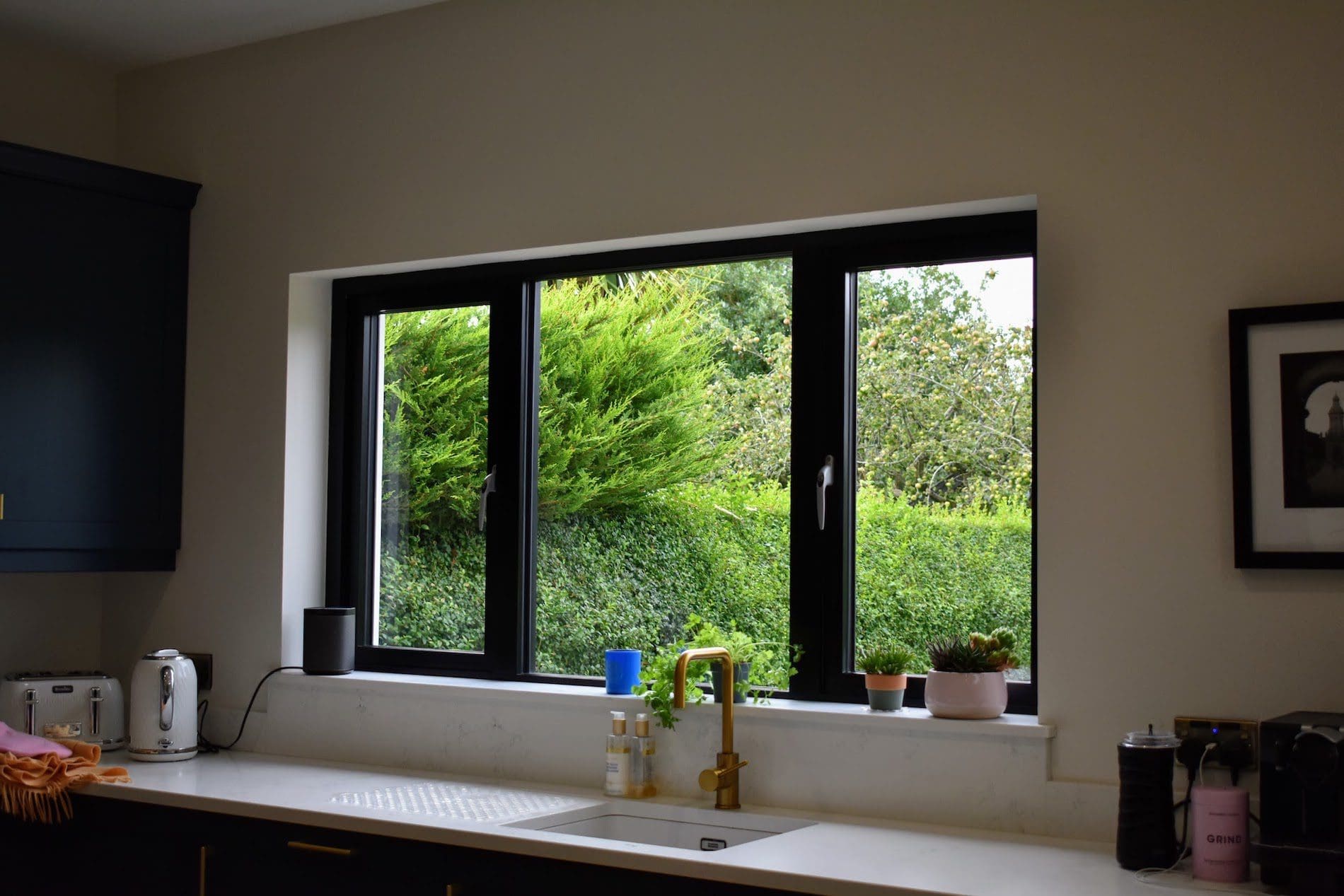 Black Aluminium Window Inside