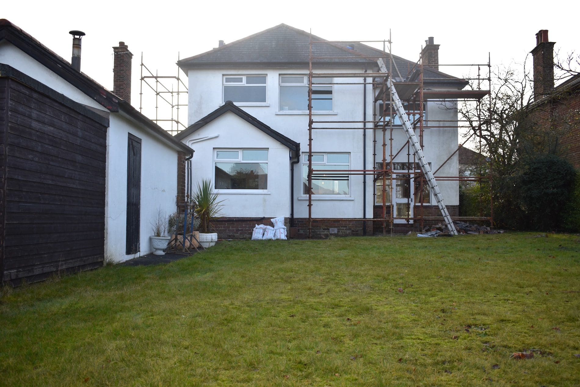 Image of property at start of renovation