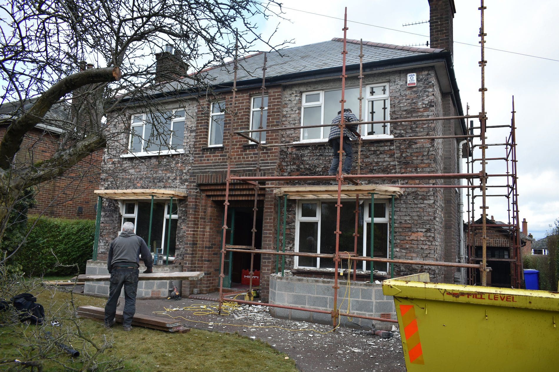 Belfast home renovation during image