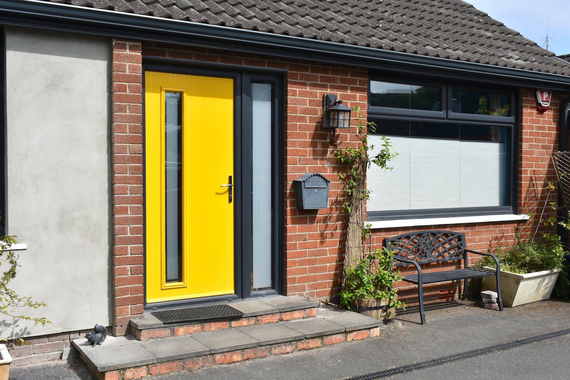 70mm Yellow Composite Door
