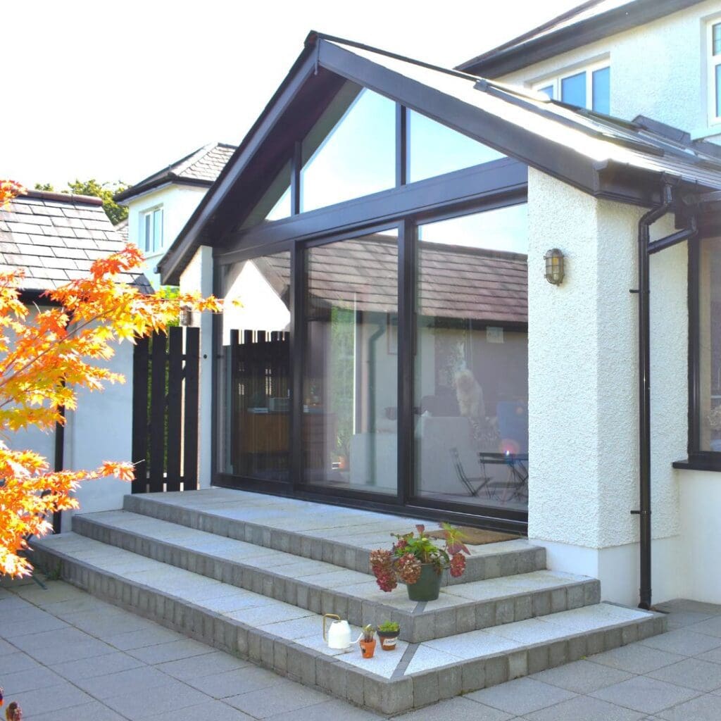 Aluminium Sliding Patio Doors In Black