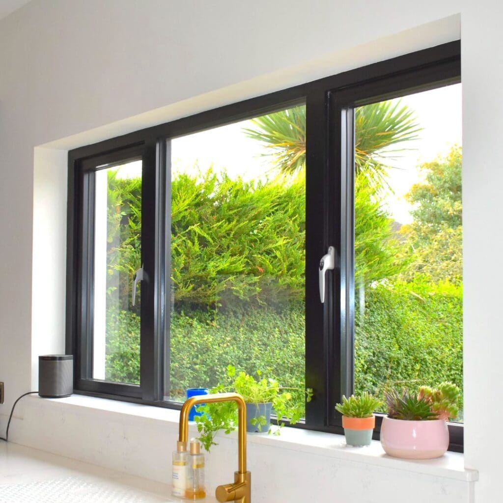 Aluminium Window In Black