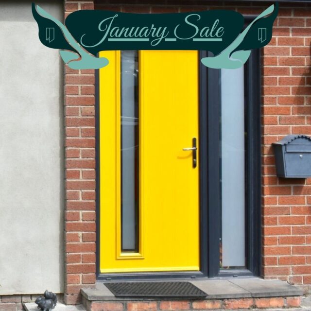 January Sale modern front doors